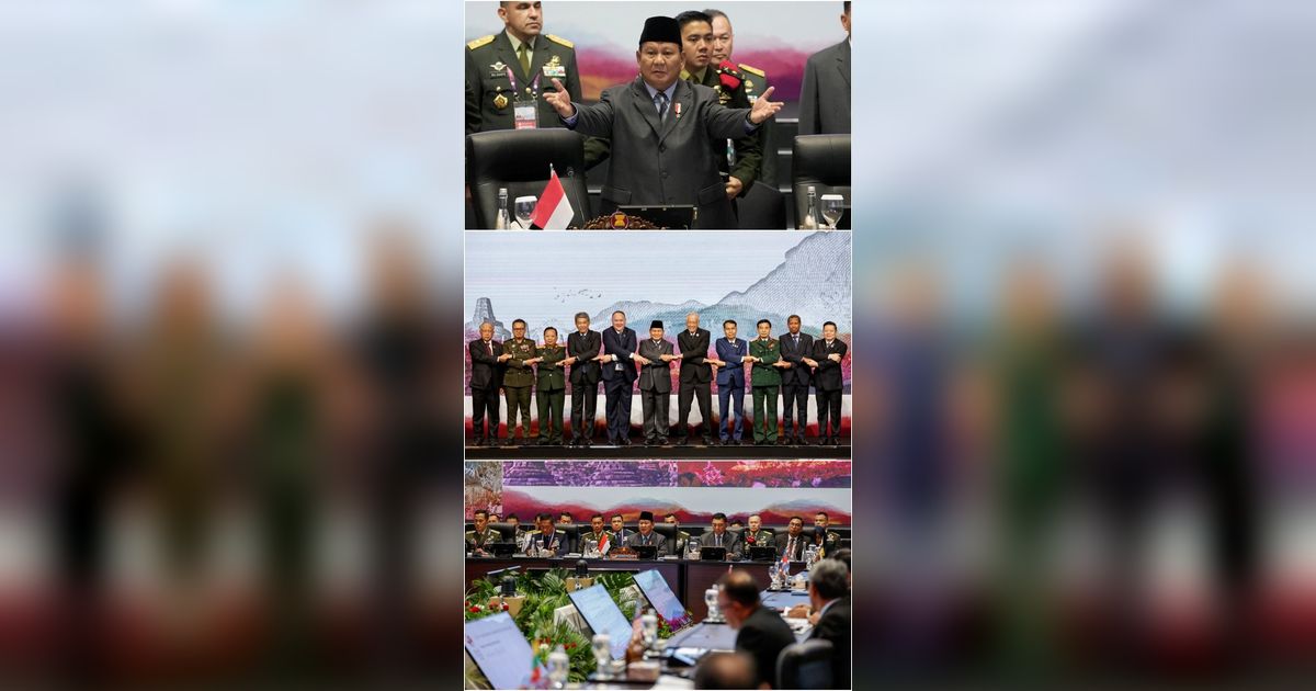 FOTO: Gaya Prabowo Pimpin Pertemuan Para Menteri Pertahanan se-ASEAN hingga Suarakan Isu Palestina