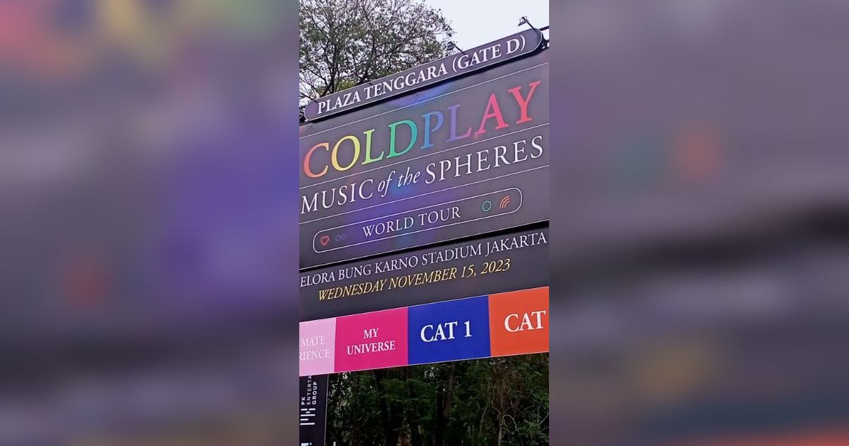 Viral Penipuan Tiket Konser Coldplay Capai Rp15 Miliar, Polisi Lakukan Penyelidikan