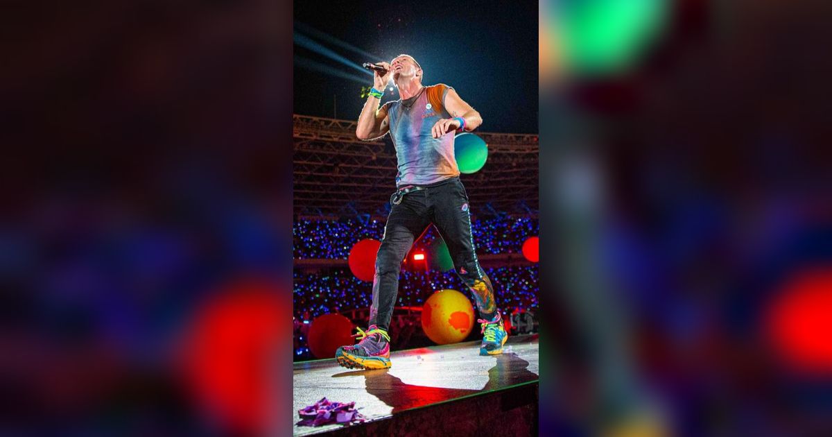 FOTO: Penampilan Coldplay Saat Mengguncang Stadion Utama GBK di Jakarta