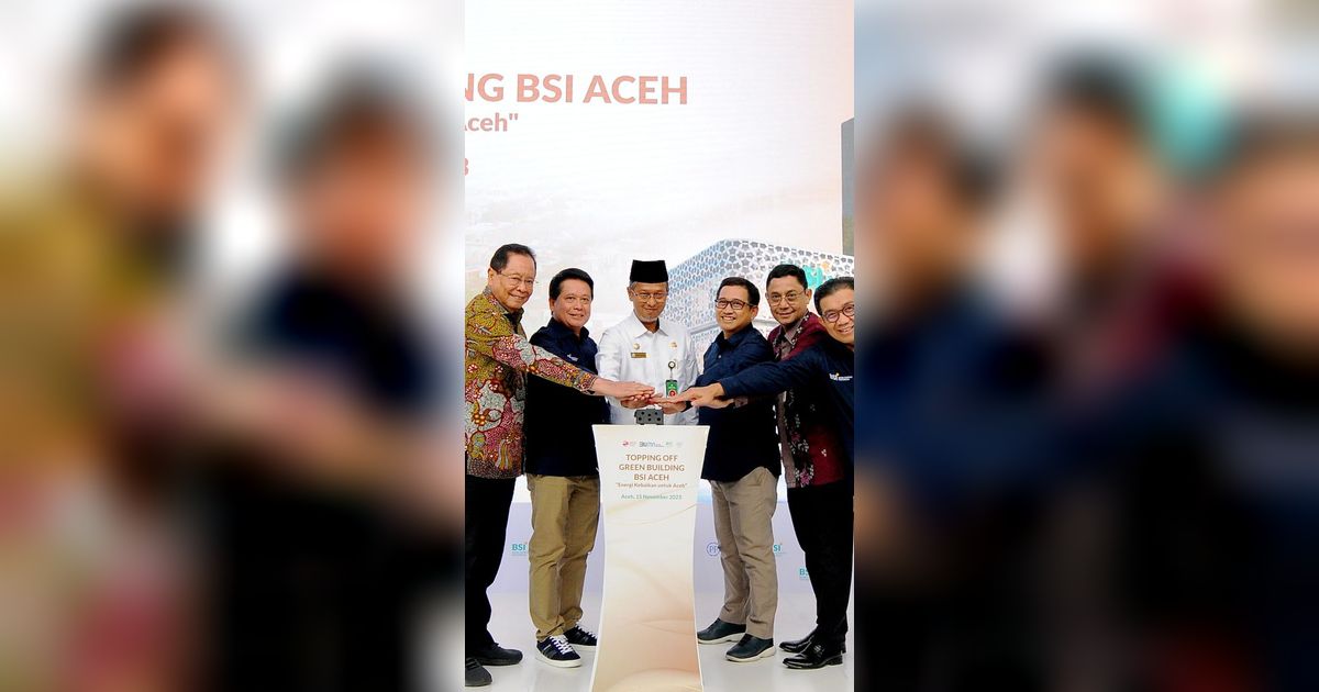 Topping Off Green Building BSI di Aceh Rampung, Diresmikan Awal 2024