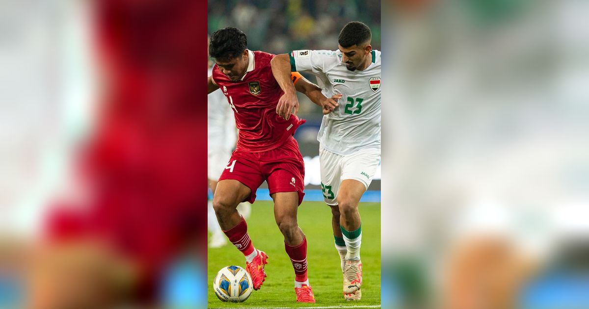 FOTO: Momen Timnas Indonesia Dibantai Irak 1-5, Kekalahan Terbesar di Era Shin Tae-yong