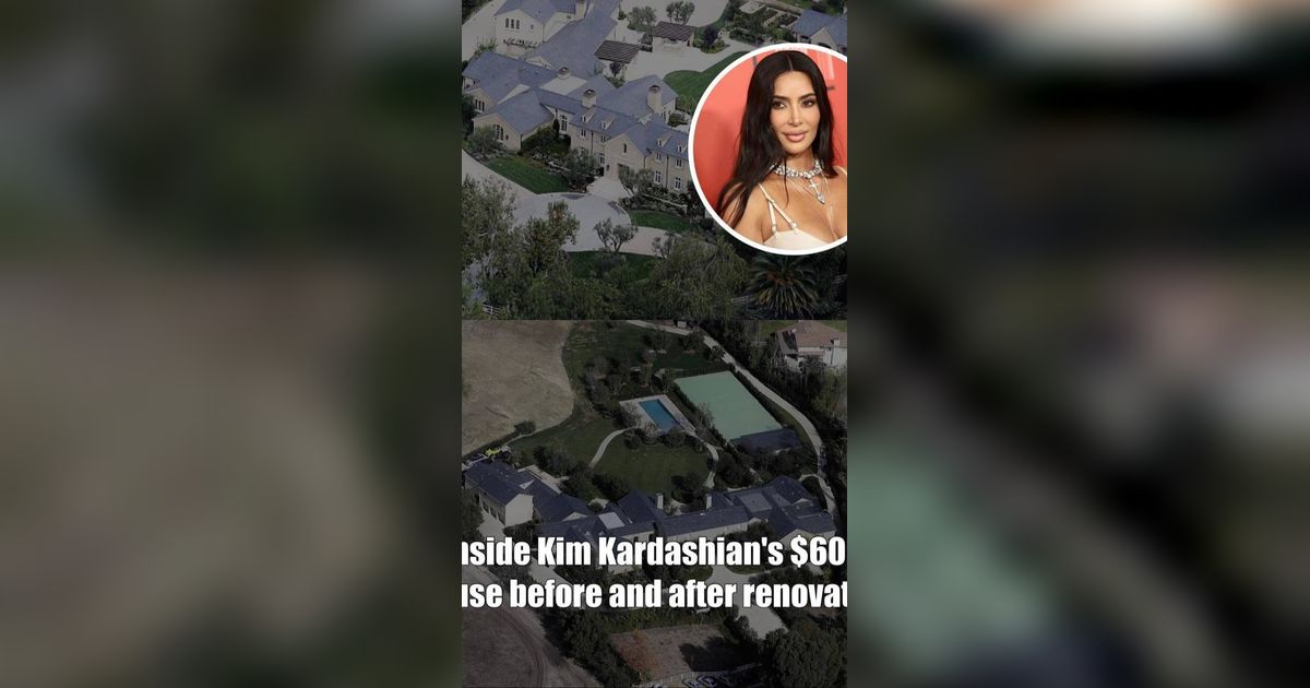 Intip 7 Potret Before - After Mansion Mewah nan Megah Kim Kardashian Usai Renovasi, Malah Panen Cibiran