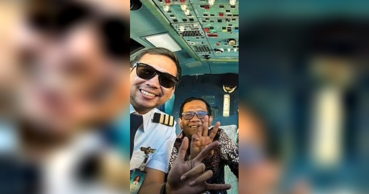 Mahfud MD Diajak Pilot Garuda Masuk Kokpit dan Salam 3 Jari, Ini Aturan Bagi Penumpang Pesawat