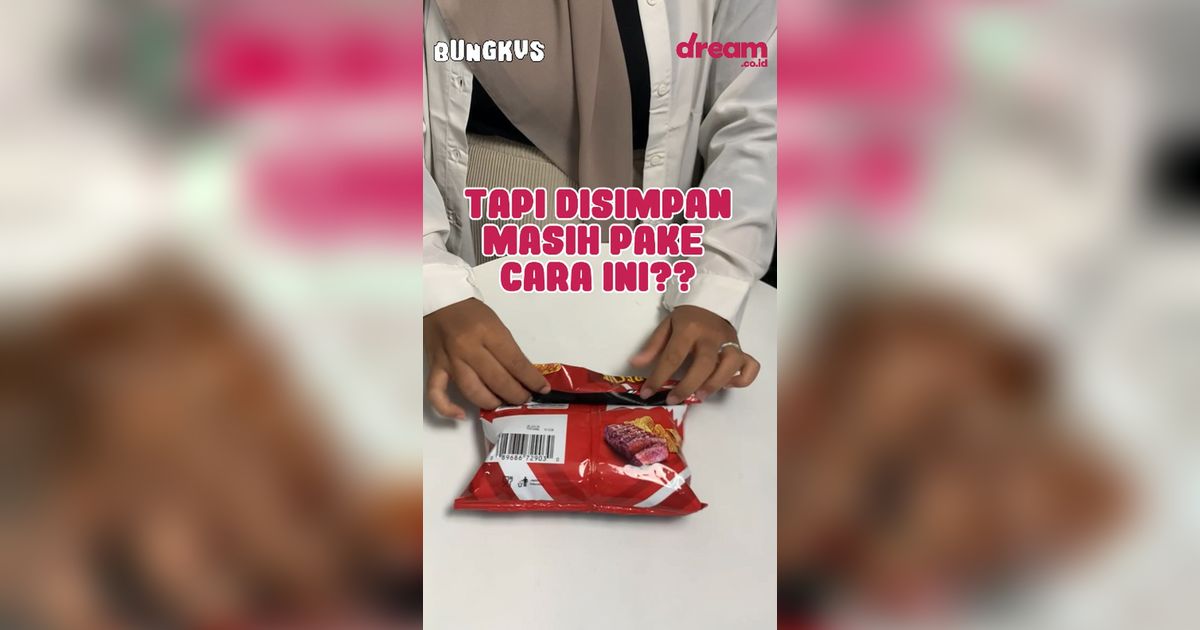 BUNGKUS! Lifehack Cara Simpan Sisa Snack Tanpa Perlu Pakai Karet