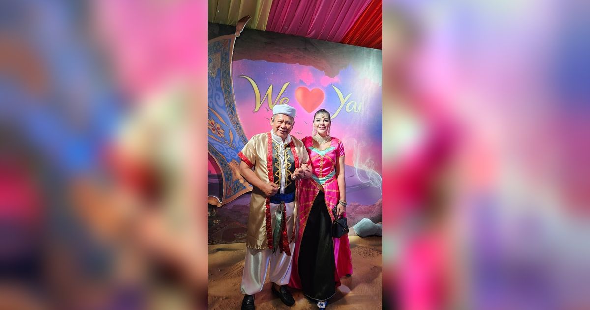 Pose Menawan AKBP Netty Siagian Bareng Suami, Kompak Pakai Outfit Ala Aladin dan Jasmine