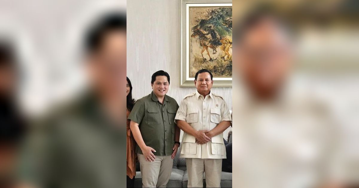 Prabowo Subianto Menolak Duduk di Kursi Utama Meja Makan Rumah Erick Thohir, Sikapnya jadi Perbincangan