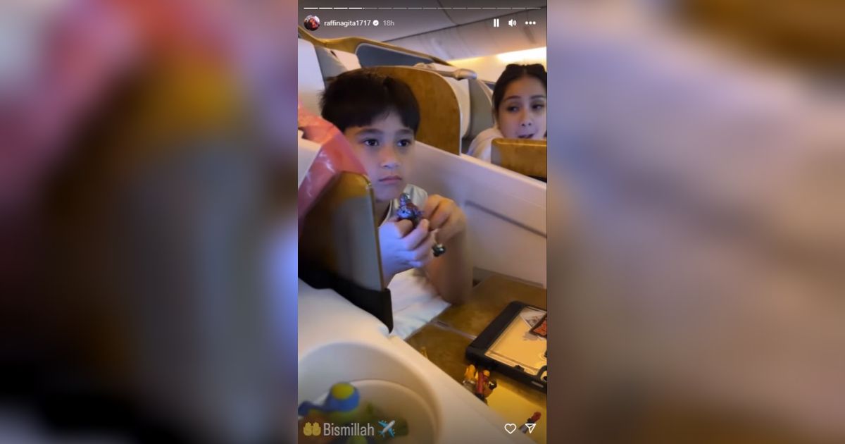 Potret Raffi Ahmad Ajak 2 Anaknya Pergi ke Amerika, Netizen Kepo Soal Sekolah Rafathar