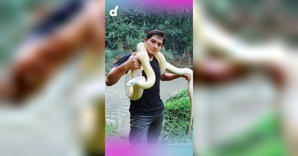Lucky Hakim Milih Dekat dengan Ular daripadi Cari Pacar