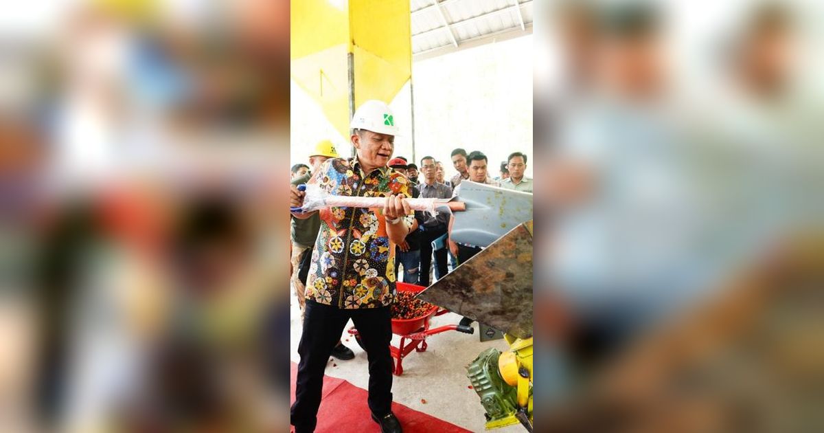 Bupati Lanosin Resmikan Kirana Mini Plant Crude Palm Oil Unit I