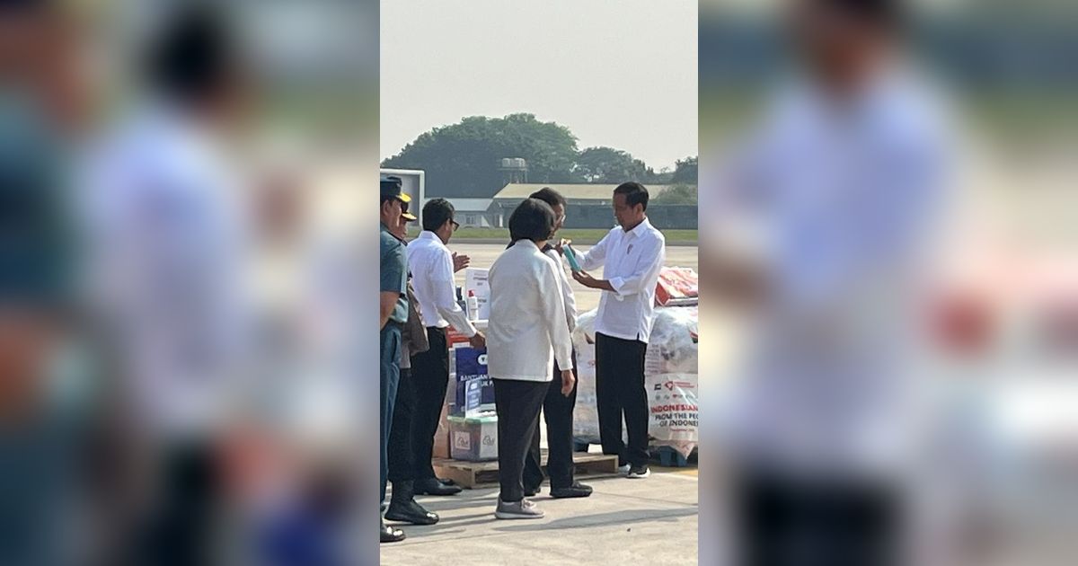 Jokowi Kirim Lagi 21 Ton Bantuan ke Palestina, Ada Obat-obatan dan Makanan