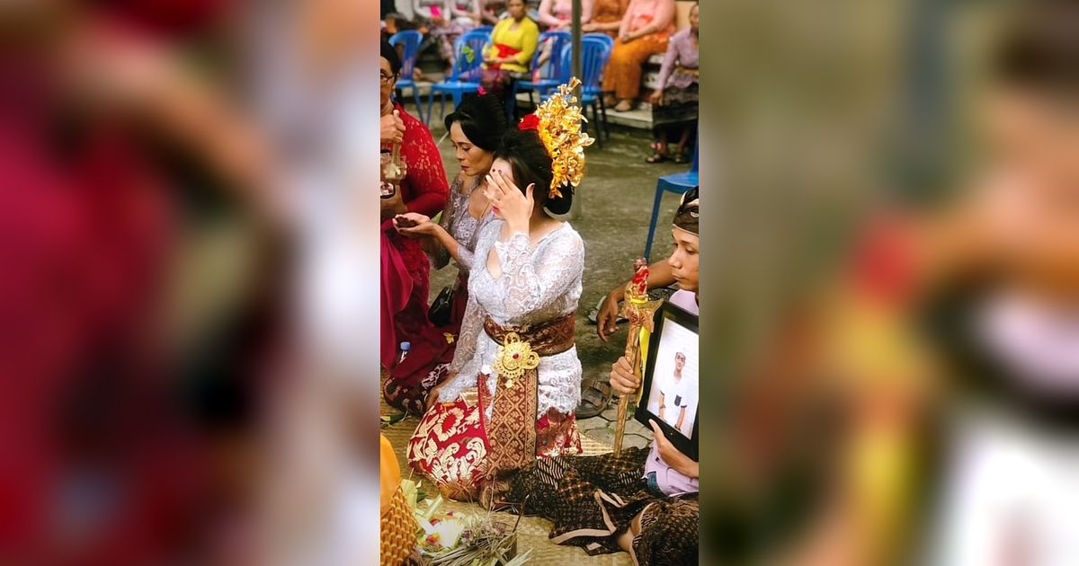 Viral Wanita di Bali Menikah Tanpa Kehadiran Suami, Diganti Keris dan Foto