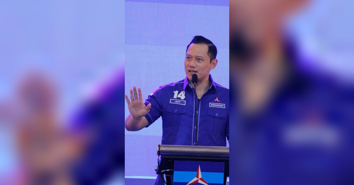 AHY Enggan Sebut Kata AMIN saat Bekali 580 caleg Partai Demokrat