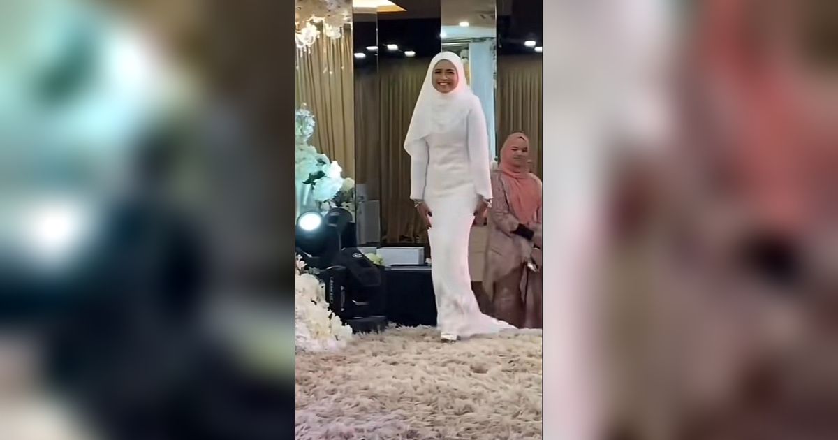 Momen Kocak Wanita Lupa sebagai Pengantin, Malah Jadi MC karena Kebiasaan