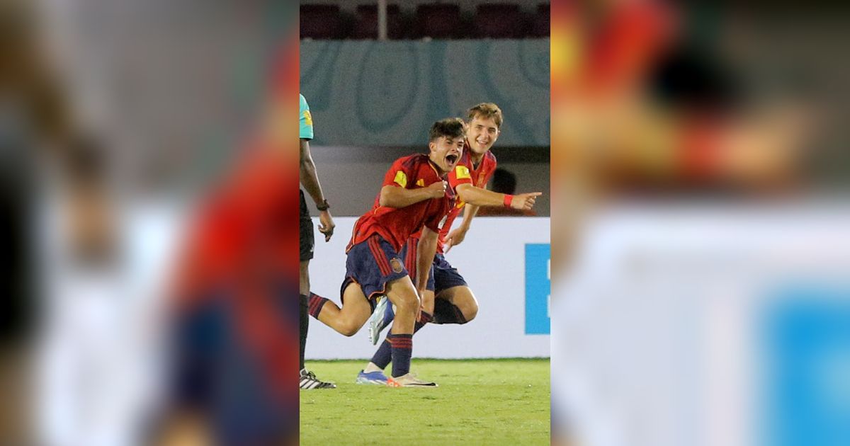 FOTO: Kalahkan Jepang 2-1, Spanyol Susul Brasil ke Perempat Final Piala Dunia U-17 2023