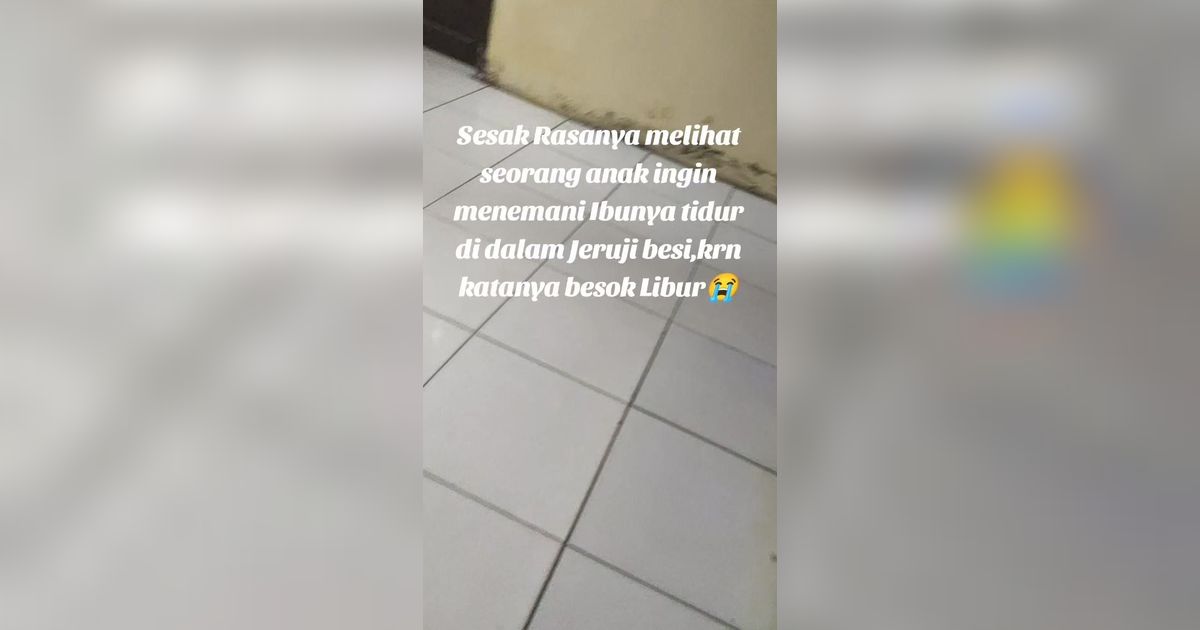 VIDEO: Seorang Anak Memilih Menginap di Penjara untuk Temani Ibunya