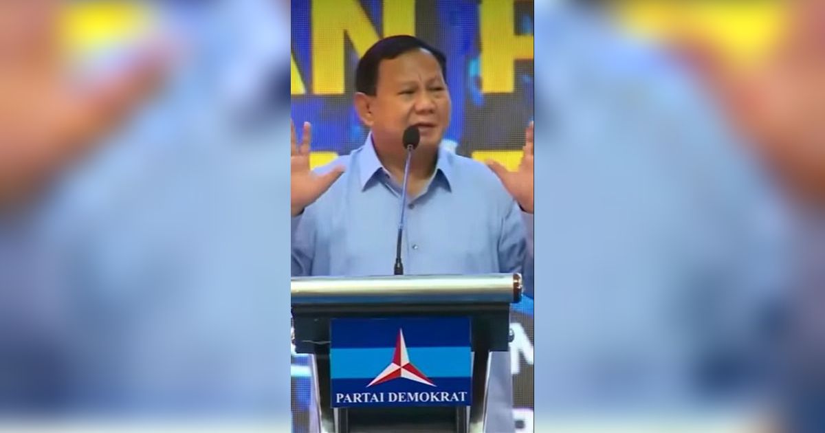 VIDEO: Hormat Prabowo ke SBY, Ngaku Takut Kualat Datang Telat Acara Demokrat