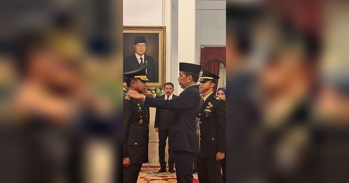 VIDEO: Dilantik Jokowi Lantik, Jenderal Agus Resmi Jadi Panglima TNI