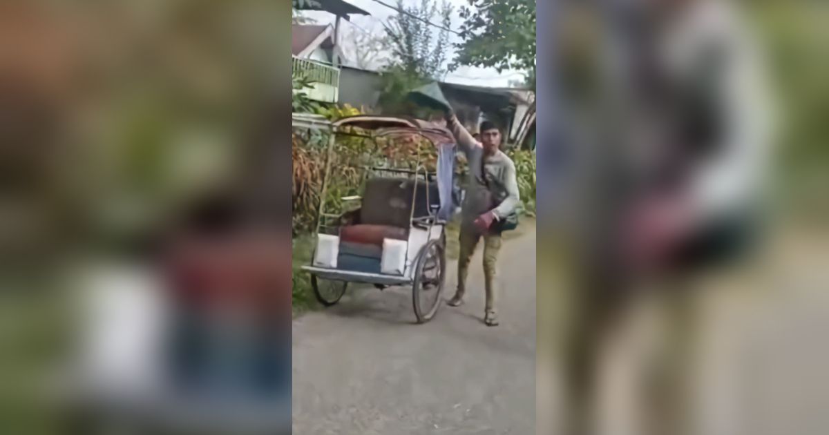 Masih Ingat Kisah Tukang Becak Pulang Kerja Temukan Rumahnya Ludes Terbakar? Kini Bisa Tersenyum Usai Tempat Tinggalnya Direnovasi
