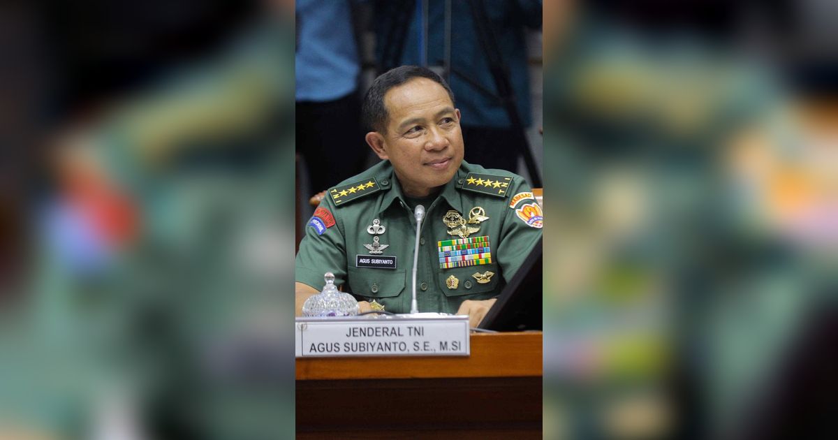Jadi Panglima TNI, Jenderal Agus akan Naikkan Tunjangan Prajurit