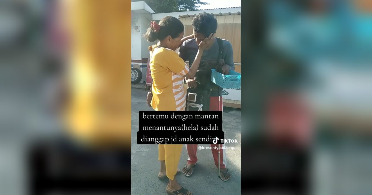 Momen Haru Wanita Bertemu Mantan Menantunya, Langsung Dipeluk bak Anak Kandung
