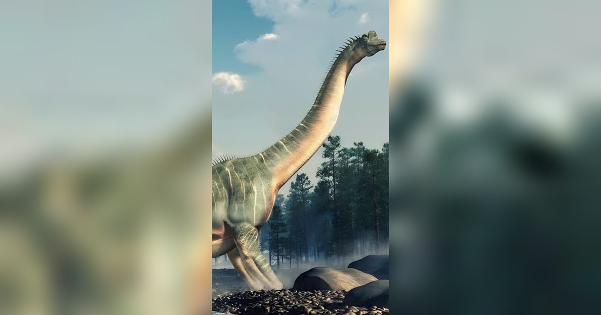 Ilmuwan Temukan Fosil Dinosaurus Terbesar di Bumi, Tingginya 24 meter