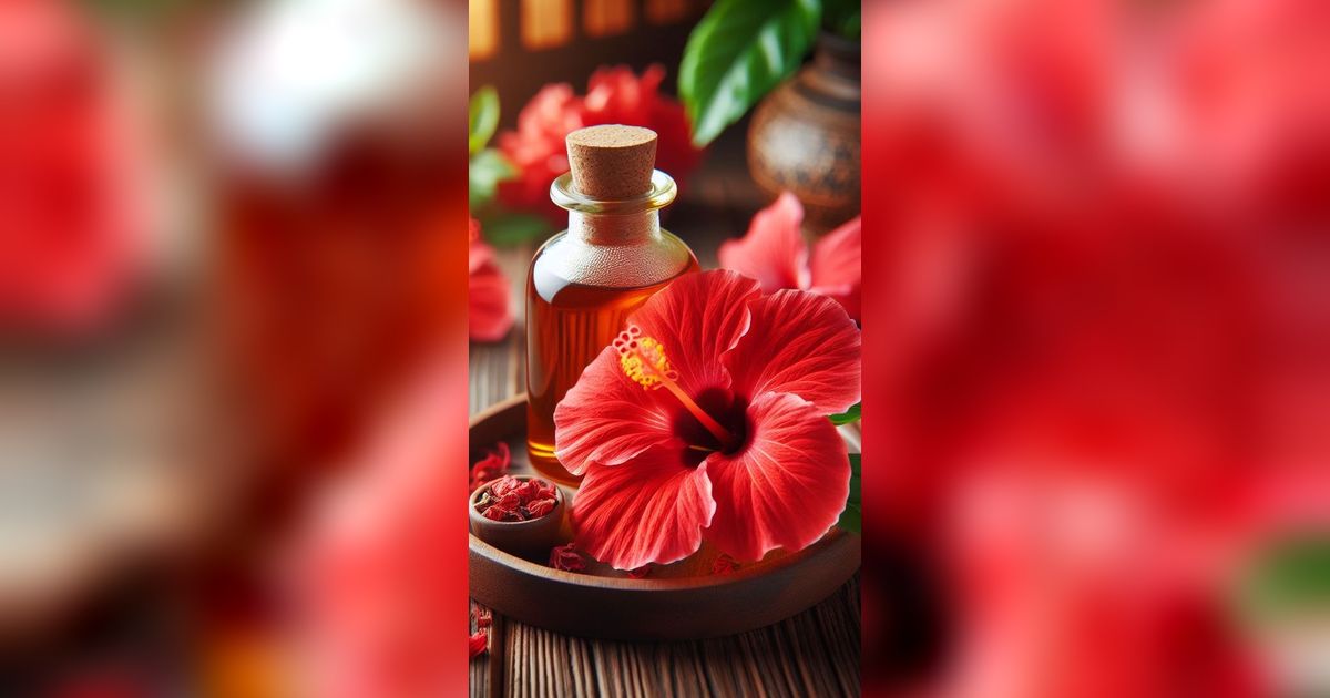 Cara Membuat Minyak Bunga Sepatu (Hibiscus Oil) untuk Mencegah Uban dan Kerontokan Rambut