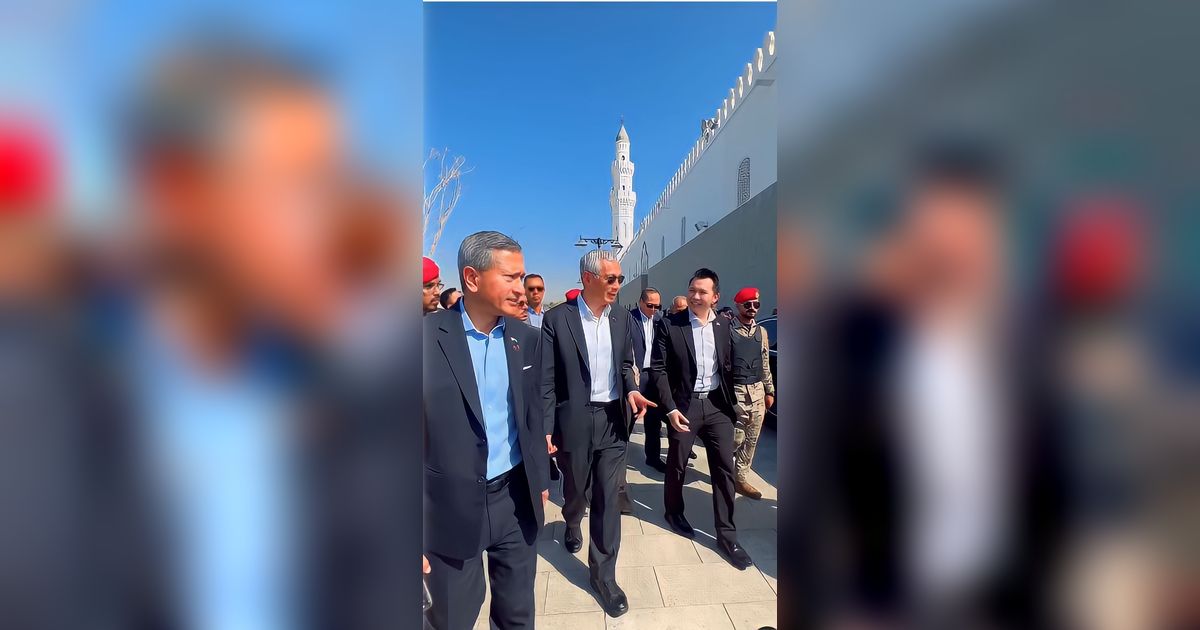Momen Perdana Menteri Singapura Berkunjung ke Madinah, Melihat Situs Sejarah