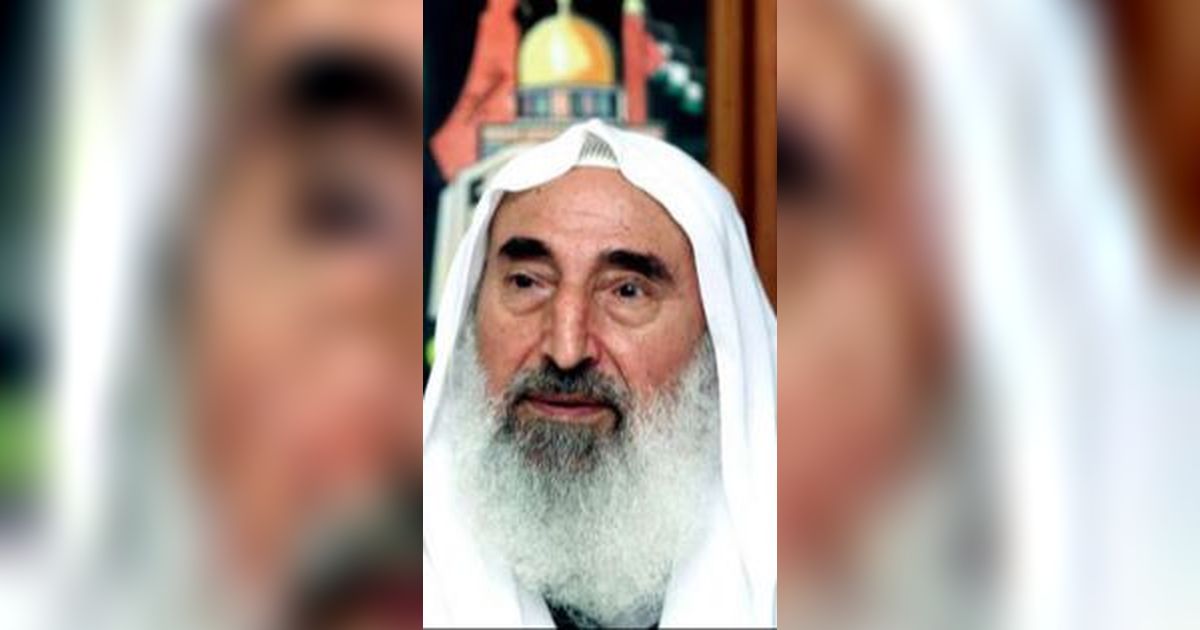 Syekh Ahmed Yassin Pendiri Hamas Palestina 'Ramal' Israel Hancur pada Tahun 2027, ini Dasarnya