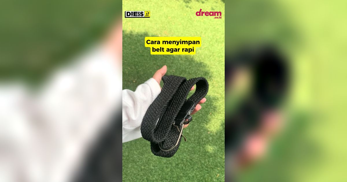 DRESS IT! Cara Menyimpan Belt Agar Rapih