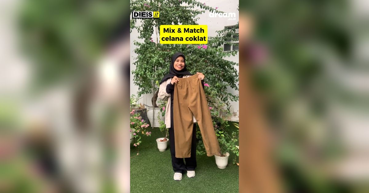 DRESS IT! Mix & Match Celana Coklat