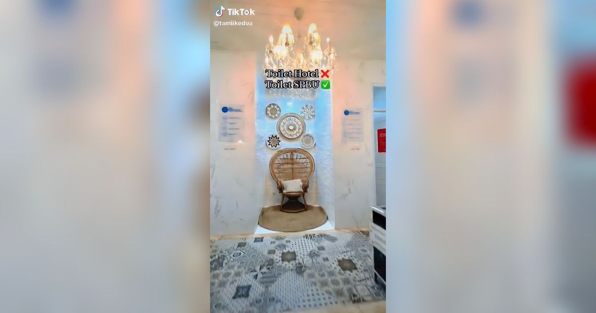 Potret Estetik Toilet SPBU di Sukabumi Bak Hotel Bintang 5, Bikin Pengunjung Betah