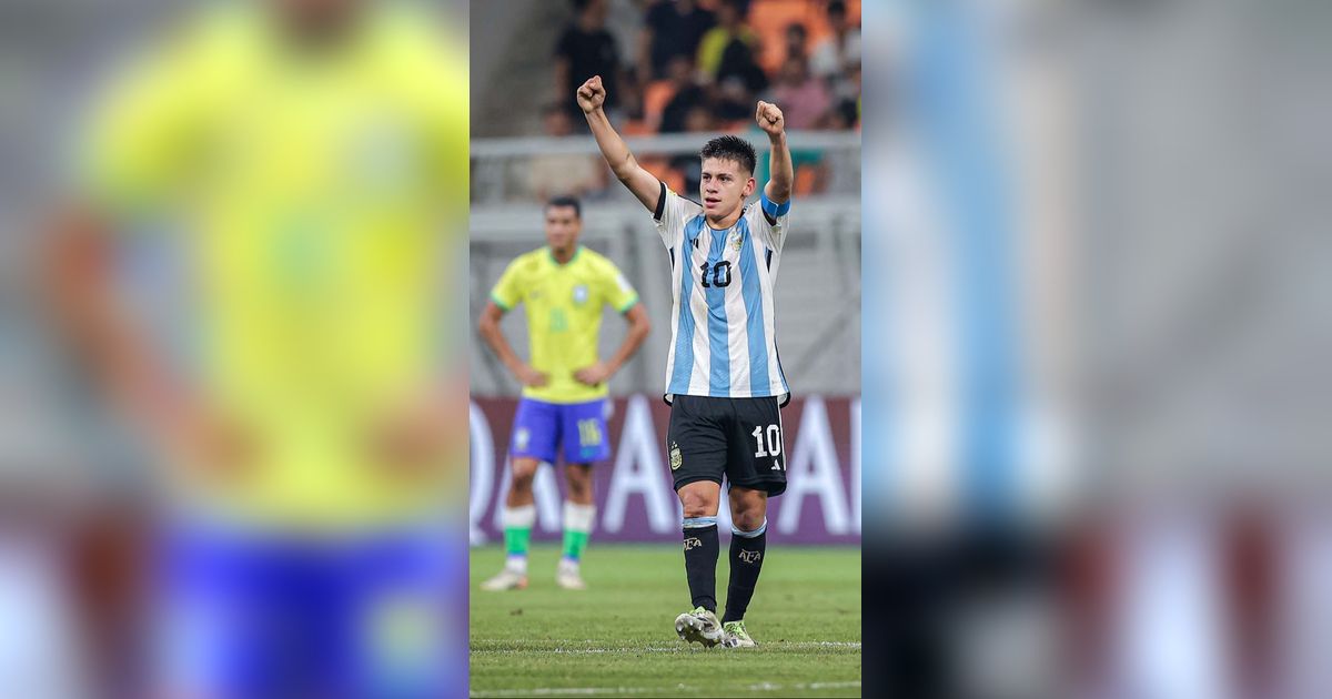 FOTO: Tanpa Ampun! Argentina Habisi Brasil 3-0 dan Lolos ke Semifinal Piala Dunia U-17