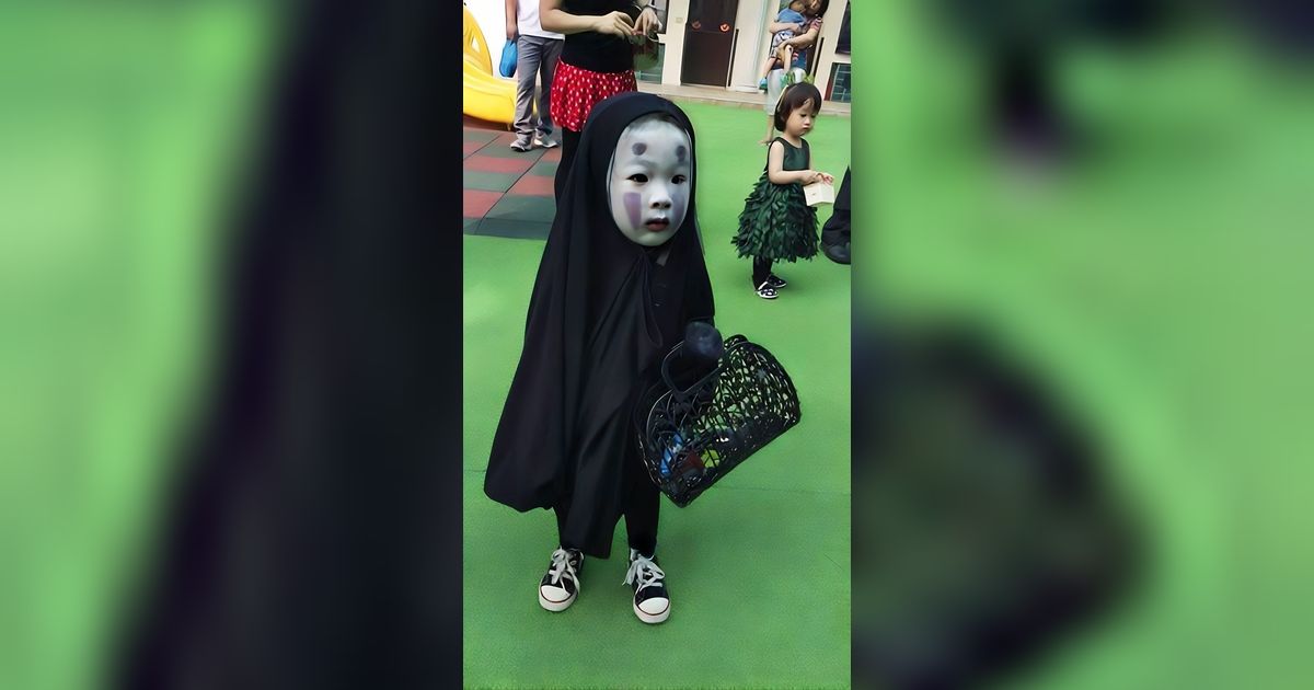 Ingat Bocah Dulu Viral Dandan Hantu sampai Buat Teman Nangis? Kini Sudah Besar Berubah Jadi Gadis Cantik