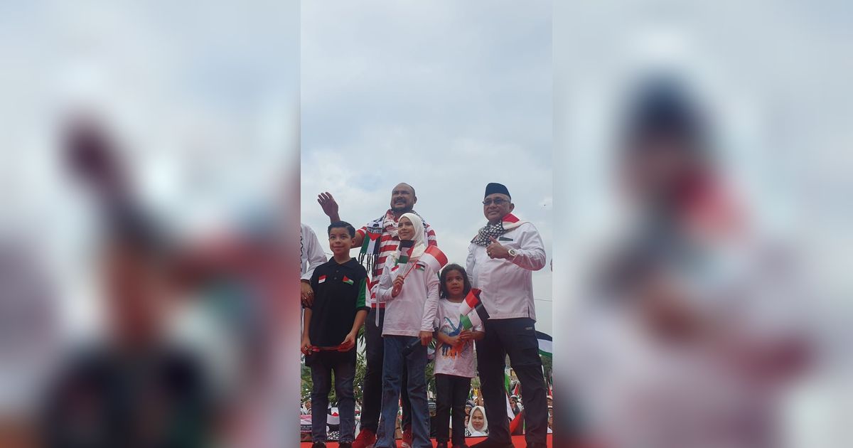 Ribuan Warga Depok Gelar Aksi Bela Palestina di GDC, Begini Suasananya