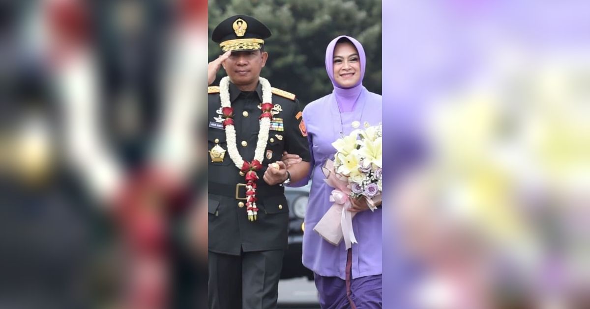 Pesona Evi Sophia Istri Panglima TNI Dampingi Suami, Aura Kecantikannya Begitu Terpancar
