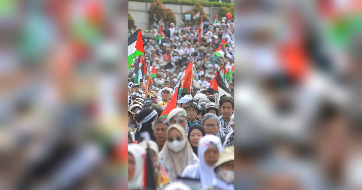 Aksi Damai Depok Bersama Palestina Berhasil Kumpulkan Donasi Rp2,2 Miliar