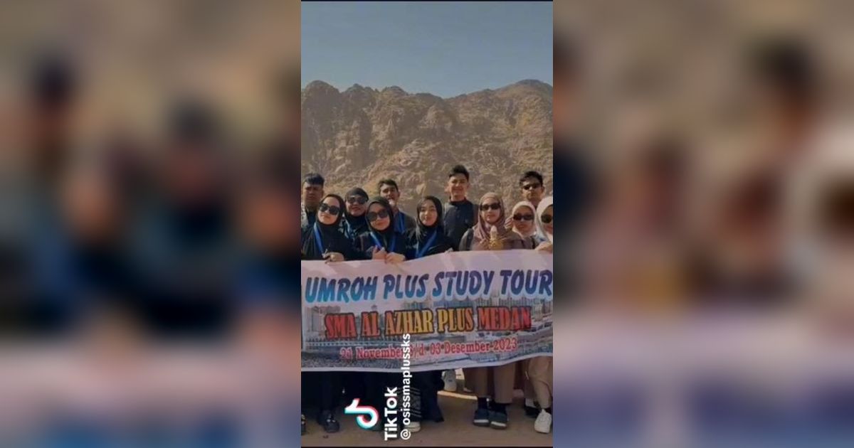 Viral Rombongan Siswa SMA di Medan Lakukan Study Tour Sekaligus Umrah, Curi Perhatian Warganet