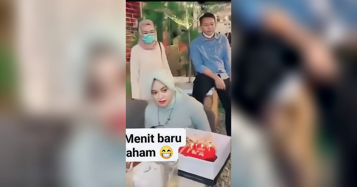 Viral Wanita Panik Saat Dapat Surprise Ulang Tahun, Diduga Ada Dua Pacar yang Datang Bersamaan