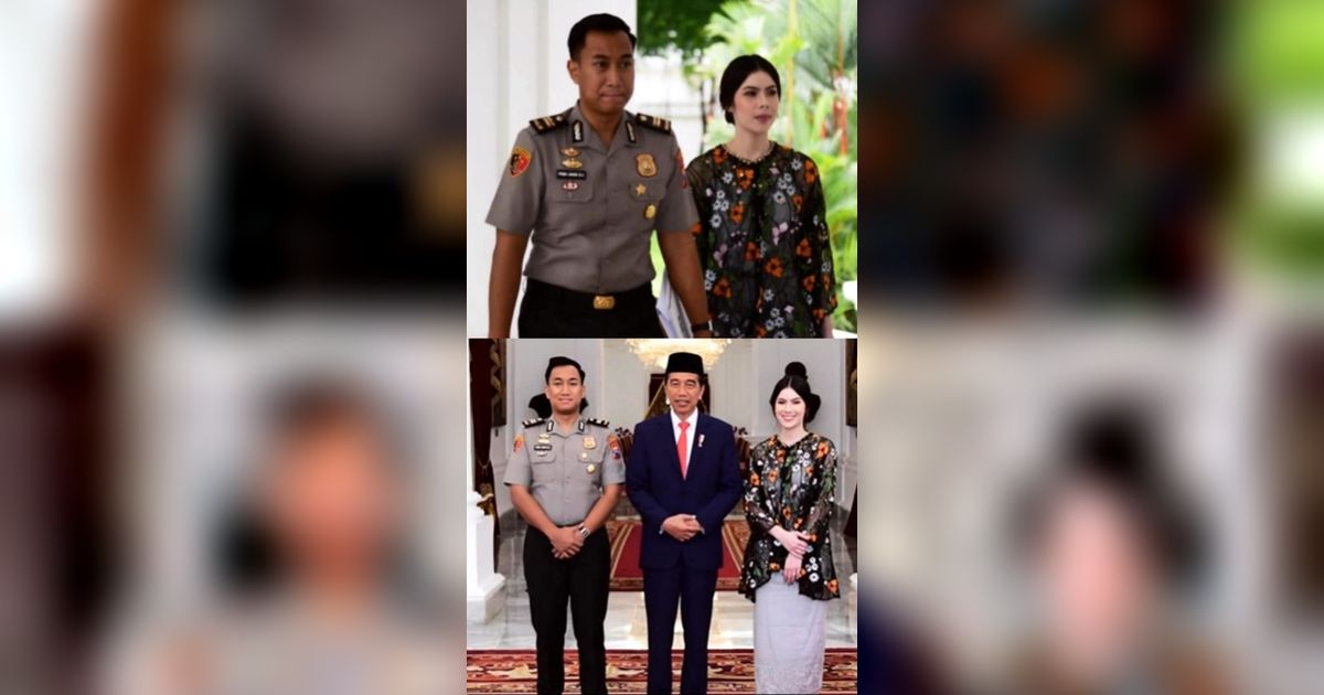 Momen Perwira Polisi Anak Wakapolri Temui Presiden Jokowi Ajak Calon Istri, Ngundang ke Nikahan?