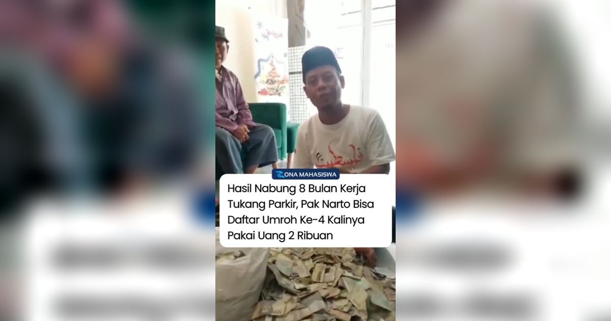 VIDEO: Tukang Parkir Umrah 4 Kali Pakai Uang Rp2000