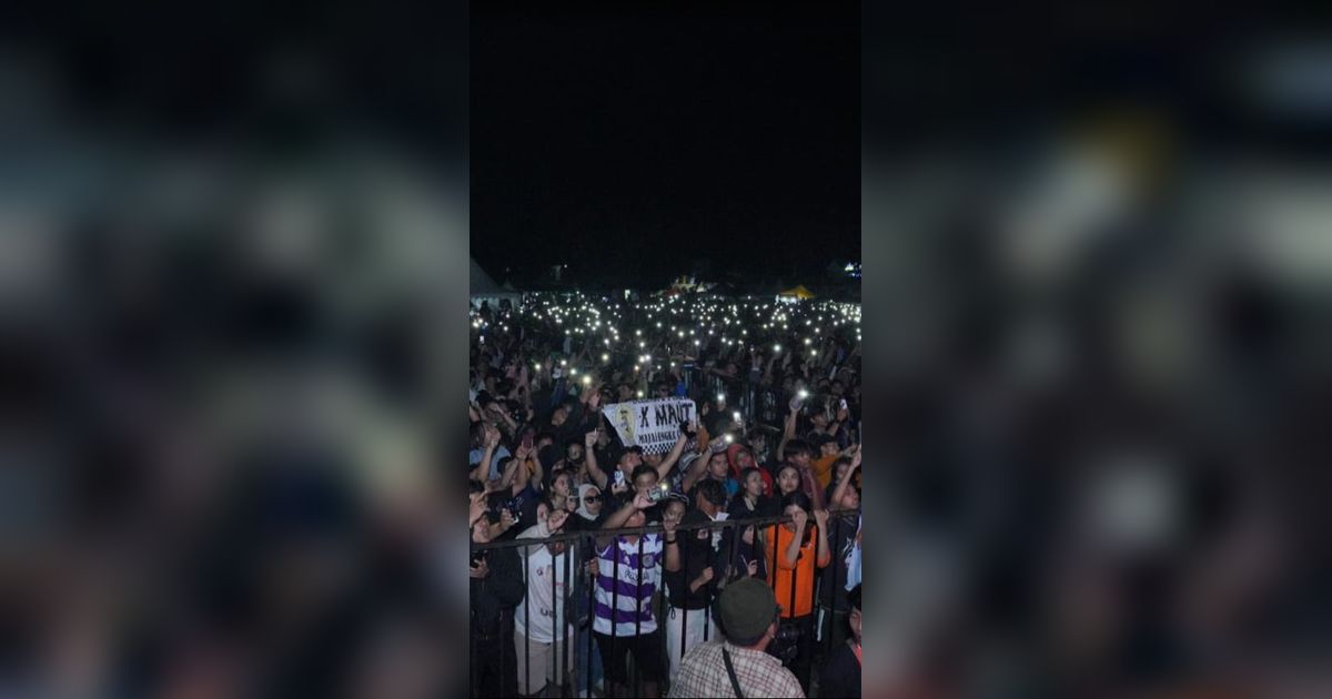 Ribuan Orang Kumpul di Konser Pesta Rakyat Deklarasi Dukung Ganjar-Mahfud