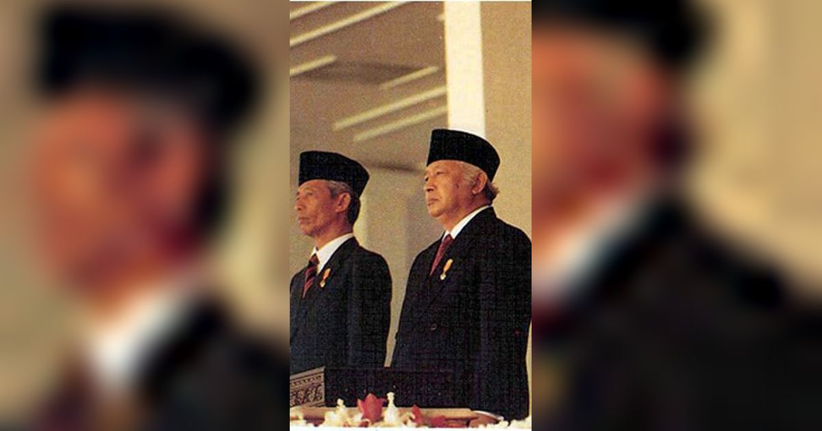 Potret Lawas HUT RI Tahun 1991, saat Presiden dan Wakilnya Sama-Sama Jenderal TNI