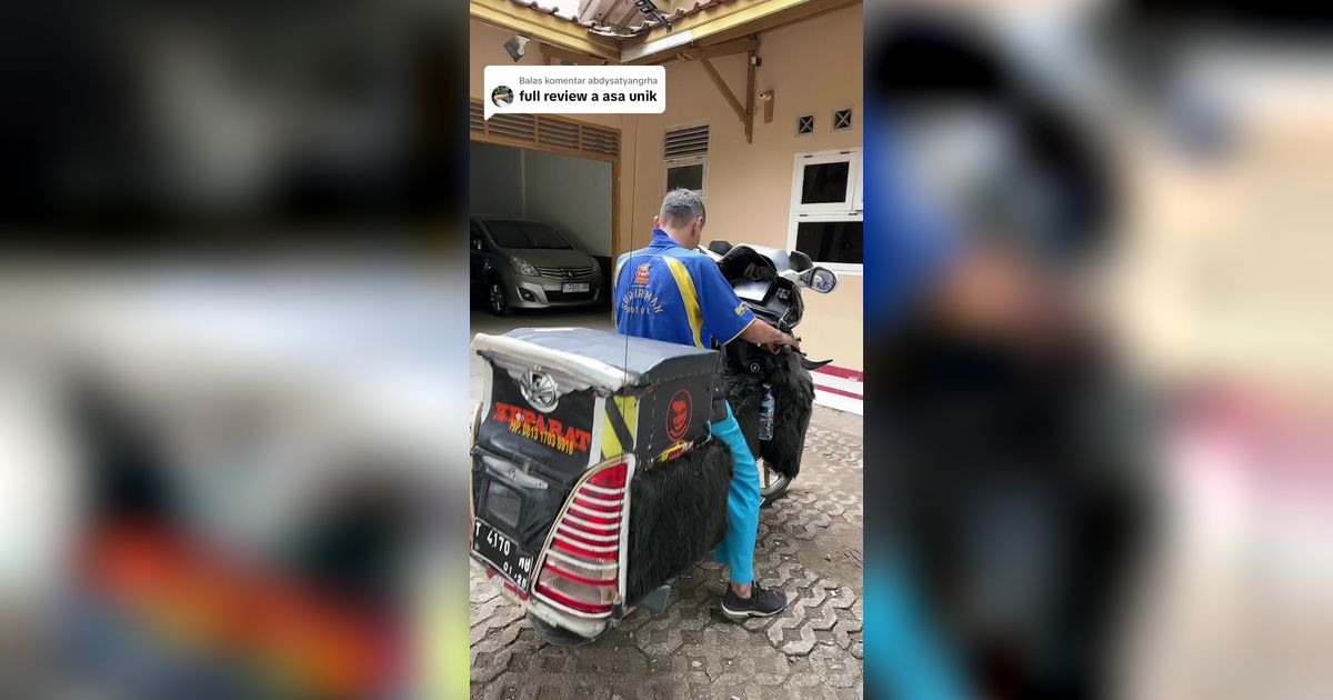 VIDEO: Modifikasi Motor Ini Bikin Geleng-Geleng Kepala, Ada Suara Kambingnya