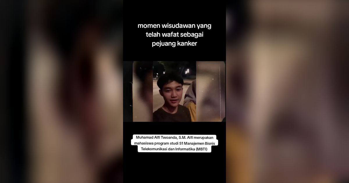 VIDEO: Bikin Haru, Orang Tua Wakili Wisuda Anak yang Wafat Karena Kanker