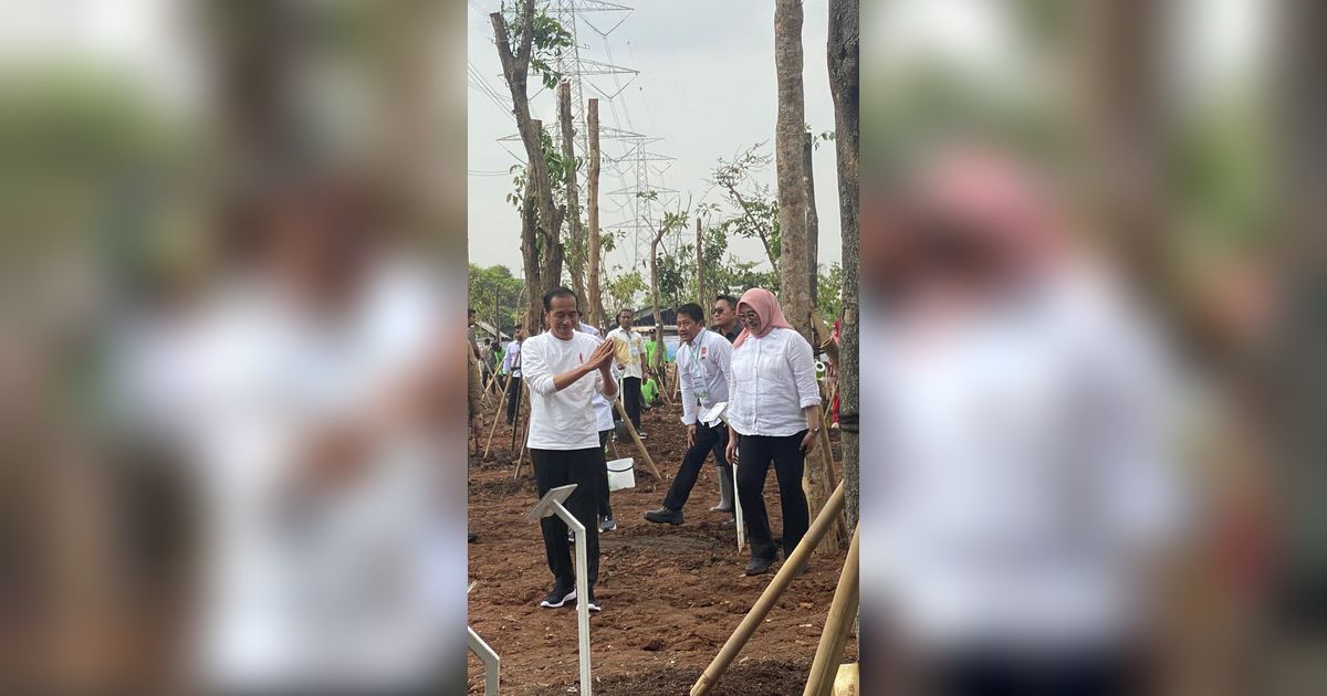 Antam Ikut Dampingi Jokowi dalam Tanam Pohon Bersama