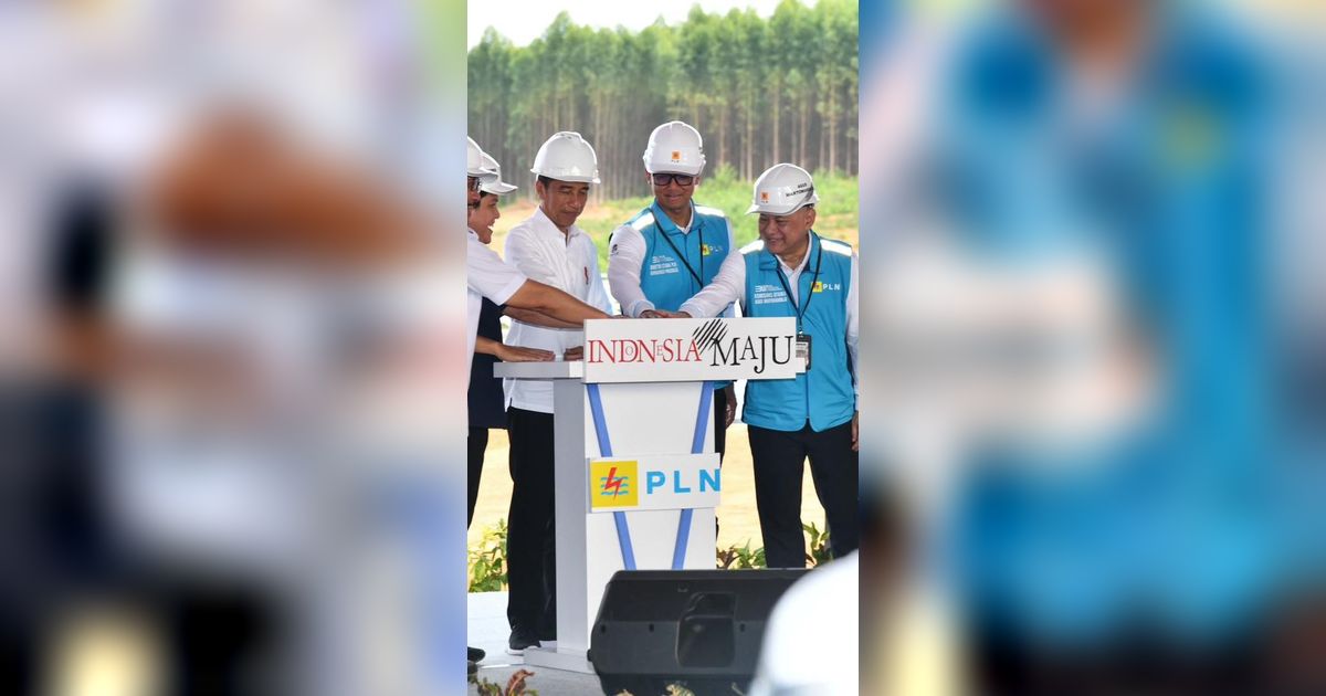 Presiden Jokowi Groundbreaking Pembangunan PLTS PLN 50 MW di IKN Nusantara, Hadirkan 100% Energi Bersih