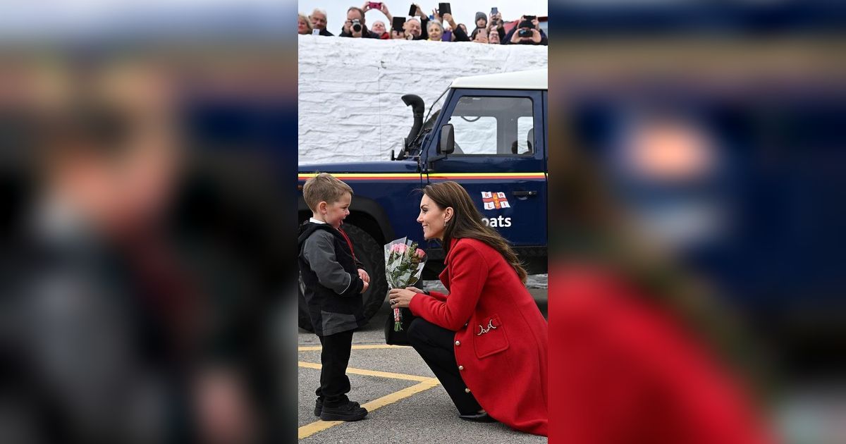 Sering Rendahkan Tubuh hingga Berjongkok, Potret Hangat Interaksi Kate Middleton dengan Anak-anak