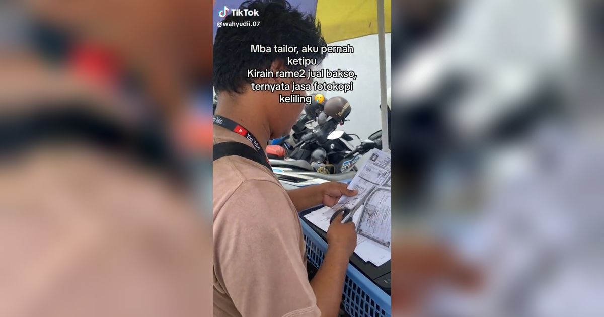 Bukan Cuma di Sinetron, Jasa Fotokopi Keliling Ada di Dunia Nyata, Harga per Lembarnya Bikin Syok