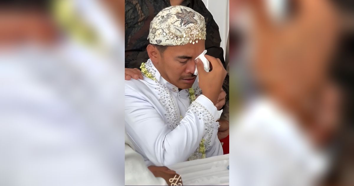 Tak Kuasa Menahan Rindu, Pengantin Pria Terisak Saat Ijab Kabul Ingat Almarhum Orangtua