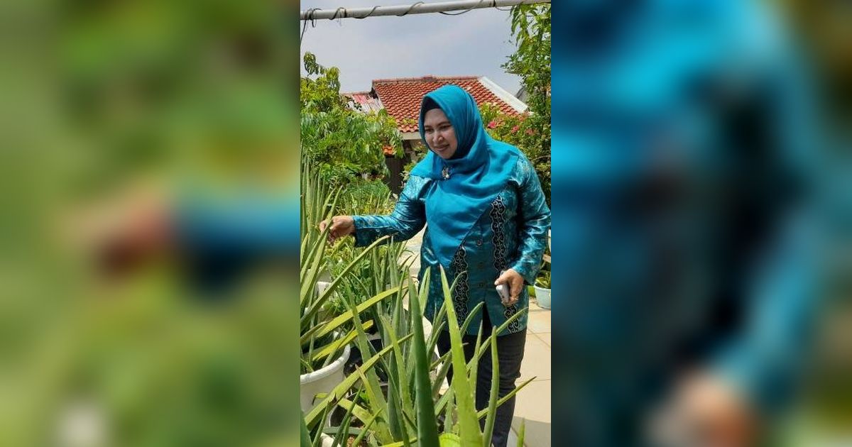 Perempuan di Tangerang Sulap Atap Rumah Jadi “Supermarket”, Ada Sayur hingga Ikan